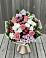 Букет цветов из: Альстромерии, Гвоздики, Розы и Хризантемы в Белоусово