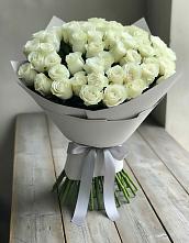 Букет 35 Белых роз в Белоусово
