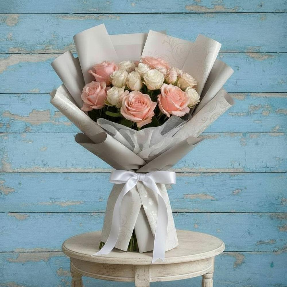 Букет цветов из: Розы в Белоусово