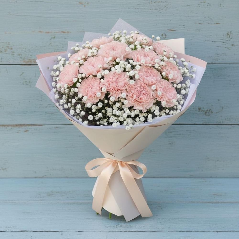 Букет цветов из: Гвоздики в Белоусово