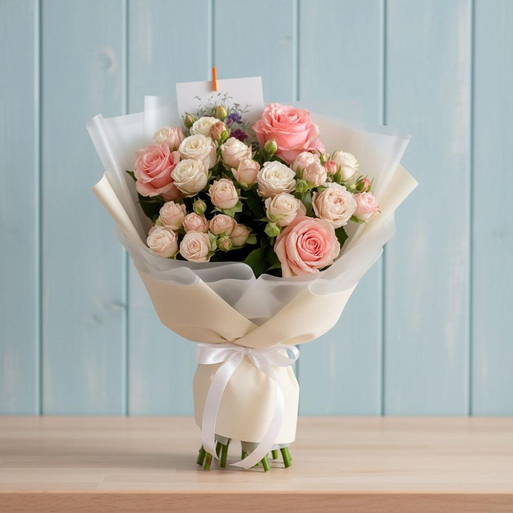 Букет цветов из: Розы в Белоусово