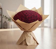Букет 101 Красная роза в Белоусово