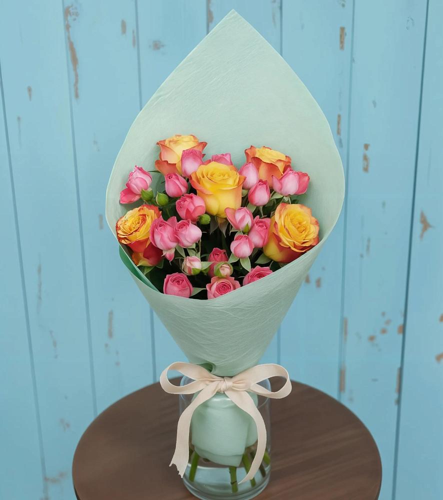 Букет цветов из: Розы в Белоусово