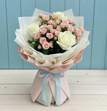 Букет цветов из:  Розы в Белоусово