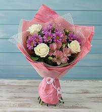 Букет цветов из:  Герберы #REPLACE_PRED# Белоусово