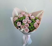 Букет цветов из:  Розы и Хризантемы в Белоусово