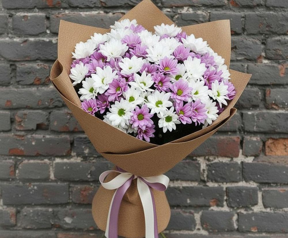 Букет цветов из: Хризантемы в Белоусово