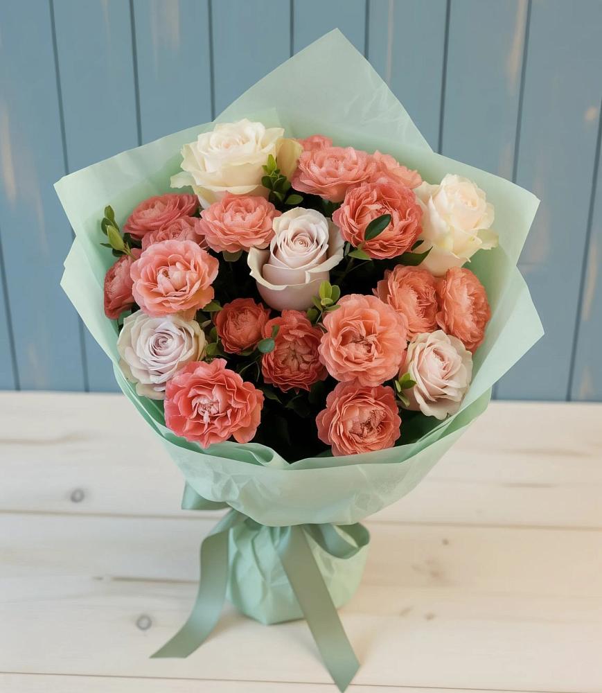 Букет цветов из: Розы в Белоусово