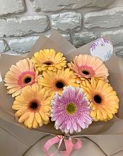 Букет цветов из:  Герберы #REPLACE_PRED# Белоусово
