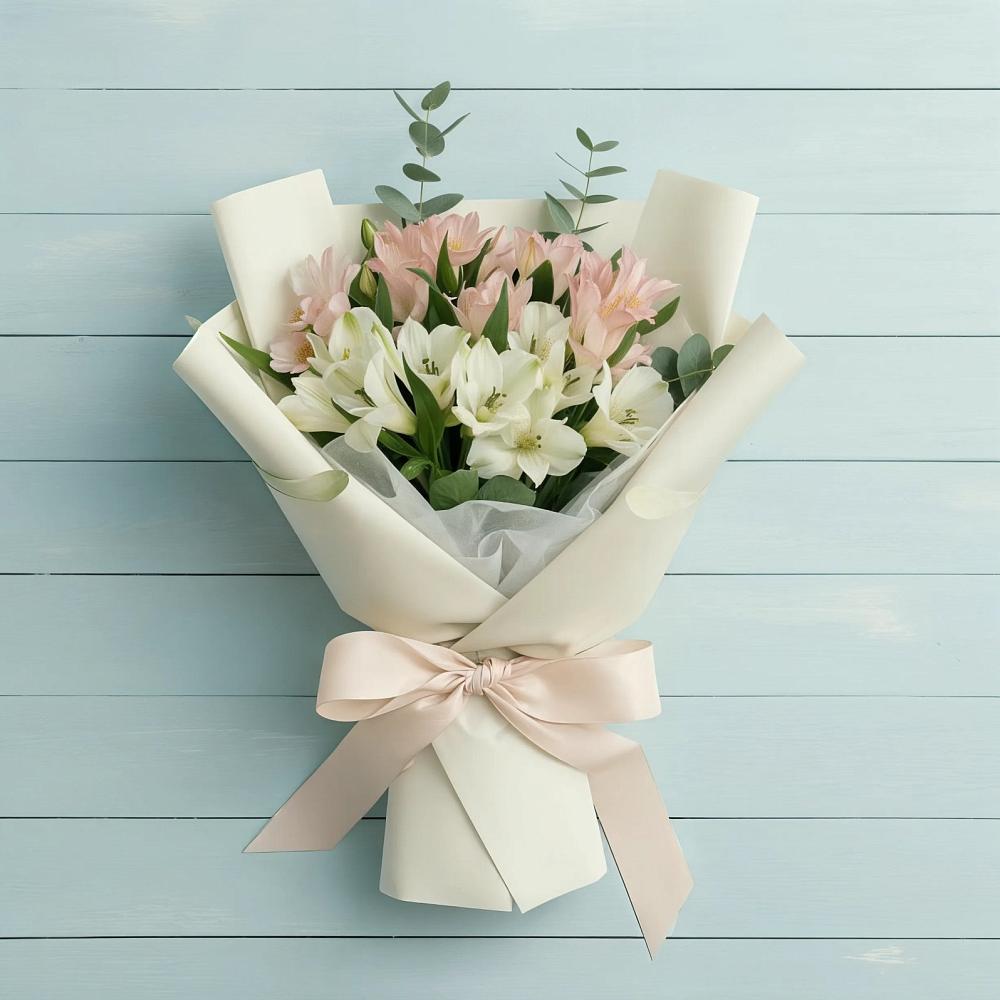 Букет цветов из: Альстромерии в Белоусово