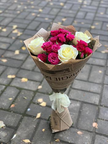 Букет цветов из: Розы в Белоусово