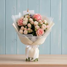 Букет цветов из:  Розы в Белоусово