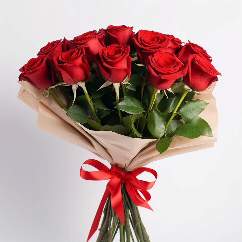 Букет 11 Красных роз Эдлесс Лав в Белоусово
